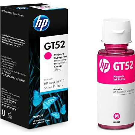 HP M0H55AA GT52 Magenta Original Ink Bottle Kartuş