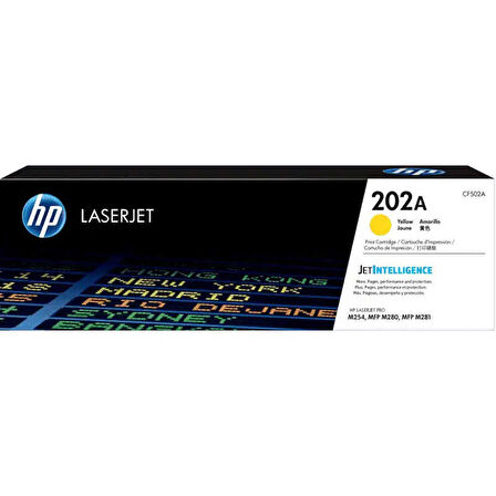 Hp 202A-CF502A Sarı Orijinal Toner