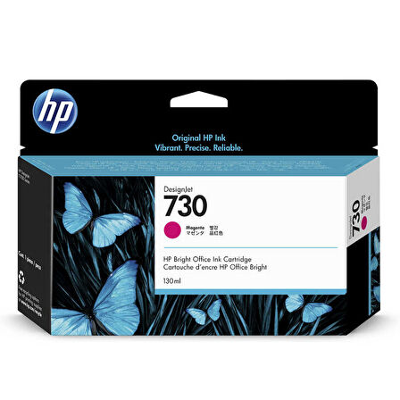 Hp 730-P2V63A Kırmızı Orijinal Kartuş-2024