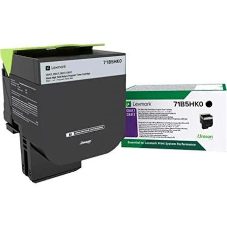 Lexmark Cs417/Cx417 71B5Hk0 6000 Sayfa Siyah