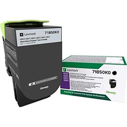 Lexmark CS417 Spot Orjinal Toner 3000 Sayfa Siyah