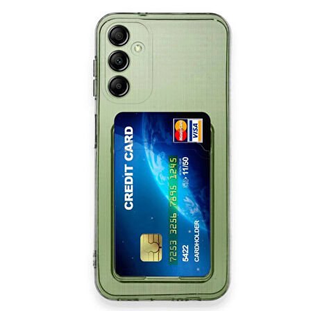 Gpack Samsung Galaxy A16 Kılıf 1 Adet Kartlıklı Silikon Kamera Korumalı