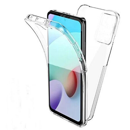 Gpack Samsung Galaxy A04 Kılıf Ön Arka Şeffaf Silikon Koruma