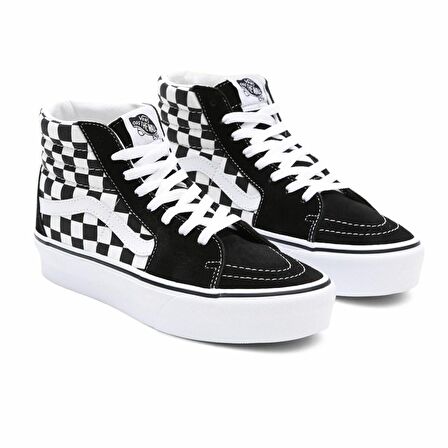 Vans UA SK8-Hi Platform 2.0 Kadın Siyah Siyah Günl