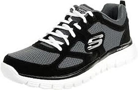 Skechers Burns-Agoura 52635-BKW Erkek Spor Ayakkabı Siyah