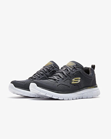 Skechers Lite - Weight Qtr Overlay W/two 52635 CHAR Erkek Gri Spor Ayakkabı