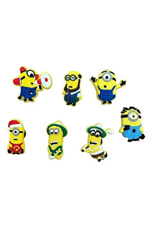 Terlik Süsü-terlik Tokası Minion 7'li Set