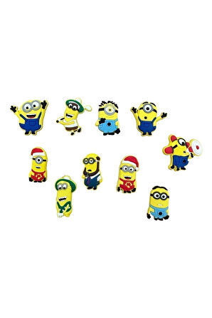Terlik Süsü-terlik Tokası Minion 10'lu Set