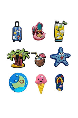 Terlik Süsü-terlik Tokası Tatil 9'lu Set