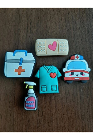 Terlik Süsü-terlik Tokası Sağlıkçı-doktor 5'li Set