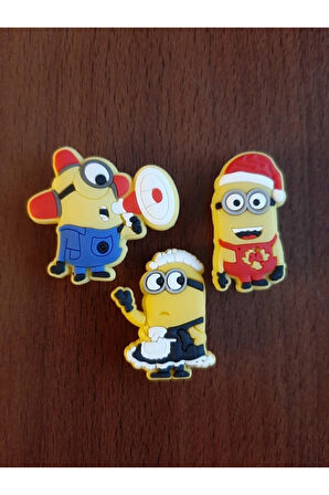 Terlik Süsü-terlik Tokası Minion 3'lü Set