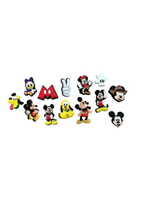 Terlik Süsü-terlik Tokası Mickey Mouse Ve Arkadaşları Popüler 13'lü Set