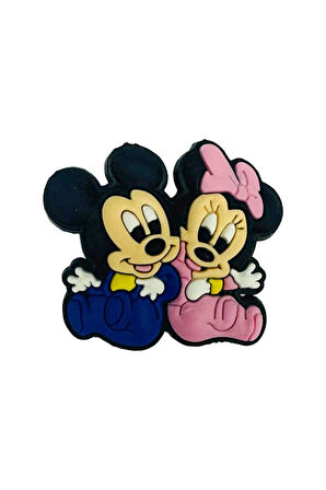 Terlik Süsü-Terlik Tokası Bebek Minnie Mickey Figürü