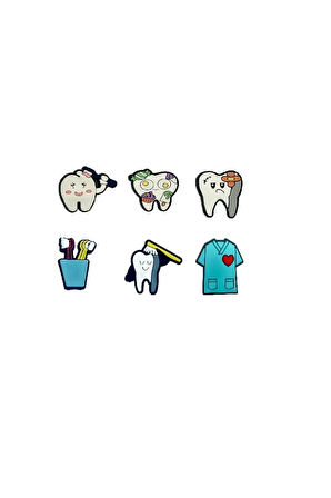 Terlik Süsü-Terlik Tokası Diş Doktoru 6'lı Set