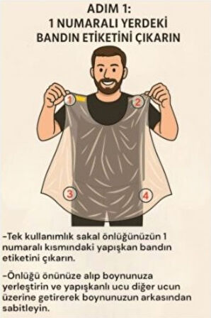 Reyo Sakal Kesme Önlüğü 10LU
