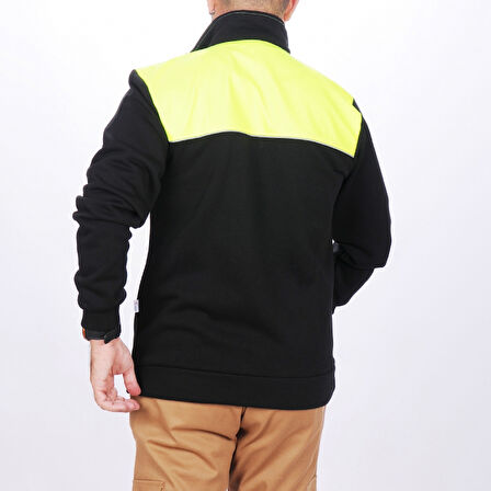 Formteks İşçi Montu Neon Şardonlu