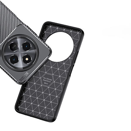 Gpack Xiaomi Redmi 14C 4G Kılıf Negro Karbon Görünüm Lüx Silikon