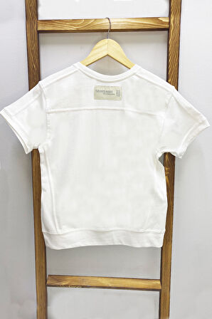 ERKEK ÇOCUK ŞORTLU TAKIM KOLYE HEDİYELİ OVERSİZE KALIP KABARTMA BASKILI E32