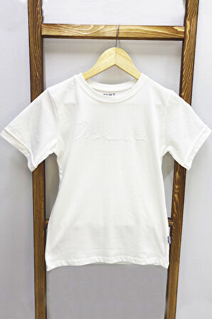 ERKEK ÇOCUK ŞORTLU TAKIM KOLYE HEDİYELİ OVERSİZE KALIP KABARTMA BASKILI E32