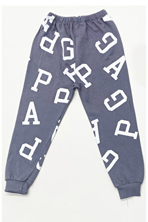 ERKEK ÇOCUK ALT-ÜST TAKIM  YAZI BASKILI KISA KOLLU 