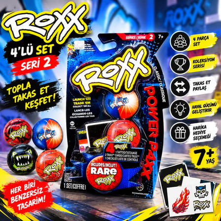 Roxx 4'lü Seri 2 Oyuncak Seti 4 Parçalı Koleksiyon Figür Seti Eğlenceli Çocuk Oyuncağı