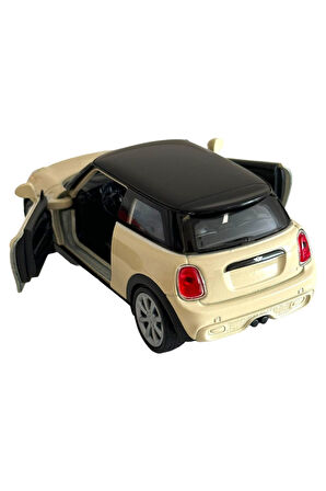 MİNİ COOPER HATCH MODEL ARABA 1:36 ÖLÇEK 10CM METAL DİECAST