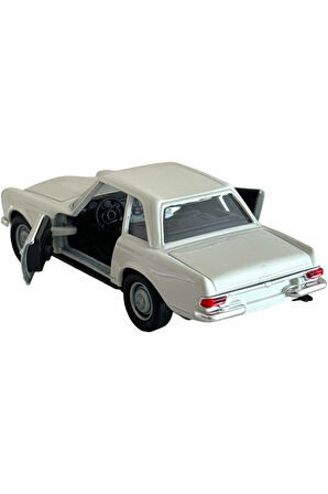 1963 MERCEDES 230SL MODEL ARABA 1:32 ÖLÇEK 11CM METAL DİECAST