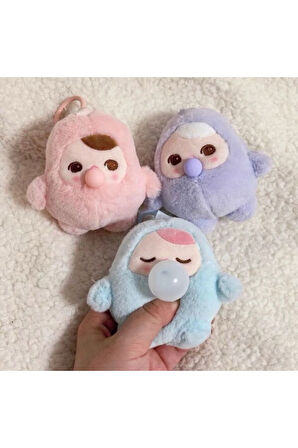 Beanie Bubble Up Peluş Anahtarlık Şirin ve Yumuşacık