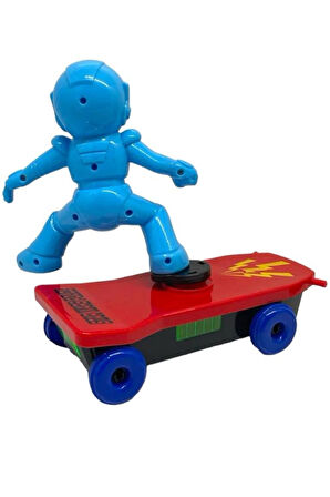 Pilli Sesli Işıklı Çarp Dön Spaceman KayKaycı