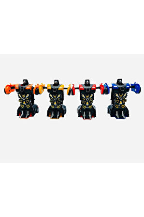 Robota Dönüşen Bugatti Araba 4lü Set