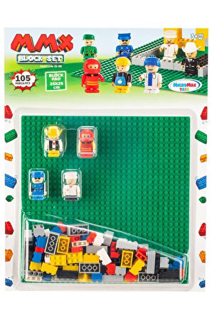 4 Figürlü 105 Parça BLOCK SET KUTULU Mega BLOCK SET LEGO UYUMLU