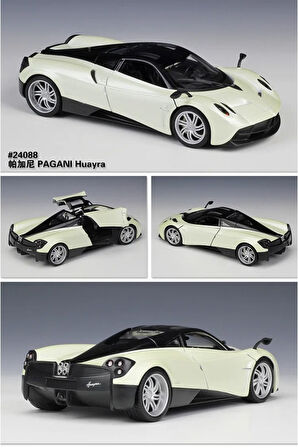 Pagani Huayra 1:24 Model Araç BEYAZ RENK Koleksiyon