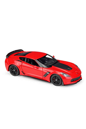 CHEVYROLET CORVETTE Z06 1/24 KIRMIZI RENK MODEL ARABA KOLEKSİYON