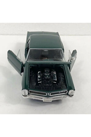 1965 Pontiac Gto 1:24 ÖLÇEK YEŞİL RENK MODEL ARABA KOLEKSİYON