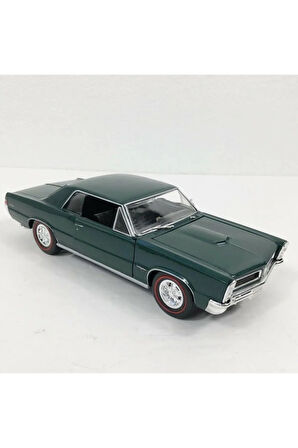 1965 Pontiac Gto 1:24 ÖLÇEK YEŞİL RENK MODEL ARABA KOLEKSİYON