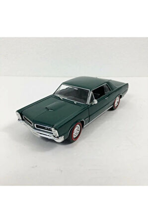 1965 Pontiac Gto 1:24 ÖLÇEK YEŞİL RENK MODEL ARABA KOLEKSİYON