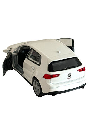 VOLKSWAGEN GOLF 8 GTI MODEL ARABA 1:32 ÖLÇEK 11CM METAL DİECAST