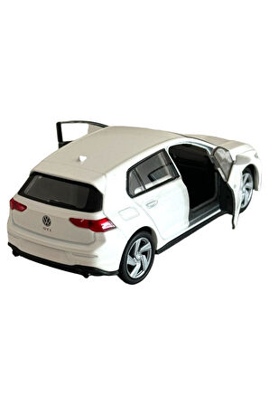 VOLKSWAGEN GOLF 8 GTI MODEL ARABA 1:32 ÖLÇEK 11CM METAL DİECAST