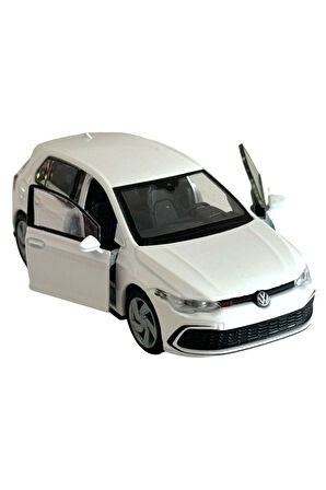 VOLKSWAGEN GOLF 8 GTI MODEL ARABA 1:32 ÖLÇEK 11CM METAL DİECAST