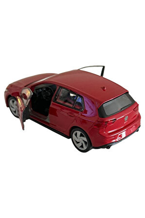 VOLKSWAGEN GOLF 8 GTI MODEL ARABA 1:32 ÖLÇEK 11CM METAL DİECAST