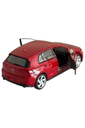 VOLKSWAGEN GOLF 8 GTI MODEL ARABA 1:32 ÖLÇEK 11CM METAL DİECAST