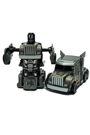 Transformer Tarzı Tıra Dönüşen 14 Cm Optimus Prime Robot Olan TIR