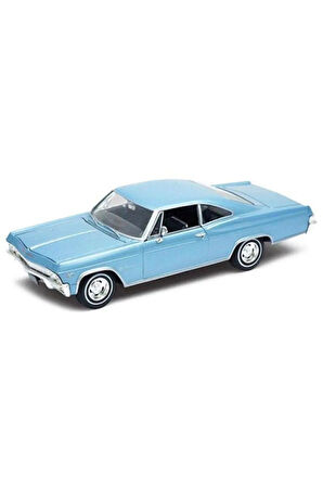 1965 CHEVROLET IMPALA SS 1/24 AÇIK MAVİ MODEL ARABA KOLEKSİYON