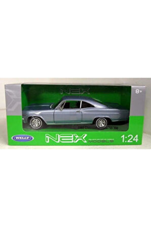 1965 CHEVROLET IMPALA SS 1/24 AÇIK MAVİ MODEL ARABA KOLEKSİYON