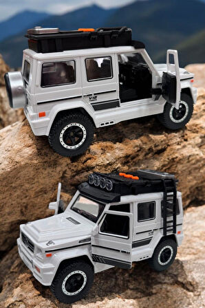 Sesli Işıklı Müzikli Lüks Jeep Sürtmeli Açılabilir Kapı 18 cm Jeep Araba