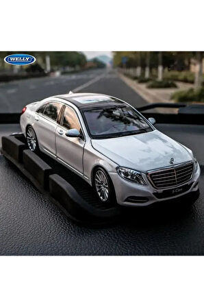 Mercedes S CLASS BEYAZ Diecast 1/24 Ölçek Büyük Boy Metal  Lisanslı Araba Kapılar Açılır