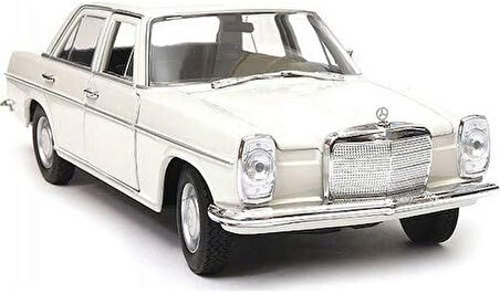 MERCEDES BENZ 220 Diecast 1.24 Ölçek Büyük Boy Metal Ojinal Lisanslı Araba Kapılar Açılır