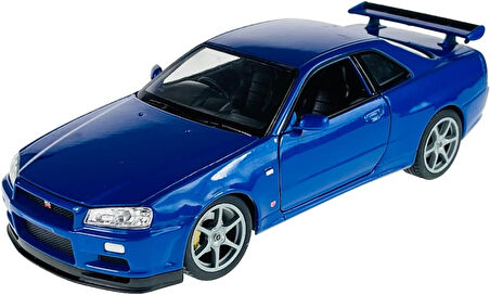 Nissan Skyline GTR (R34) 1/24 Ölçek Diecast Model Araba