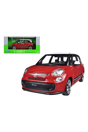 FİAT 500L  2013 MODEL KIRMIZI 1:24 MODEL ARAÇ DİECAST KOLEKSİYON