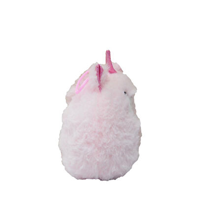 Sevimli Sesli Mini Unicorn Peluş Pembe 10 CM - Uyku Ve Oyun Arkadaşı Peluş Oyuncak